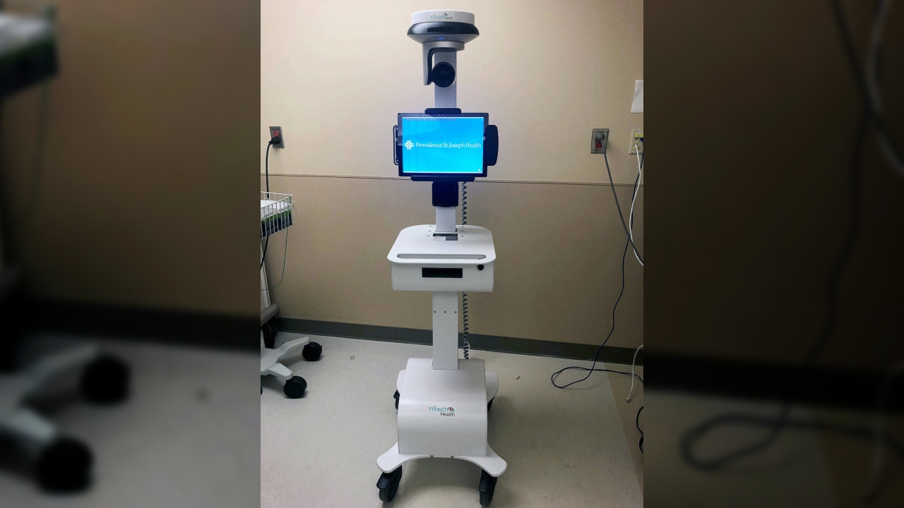 Robot en el Providence Regional Medical Center (Everett, Washington)